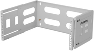 Mbajtës muri rack Lanberg Folding Bracket, 19" 4U, metalik, gri