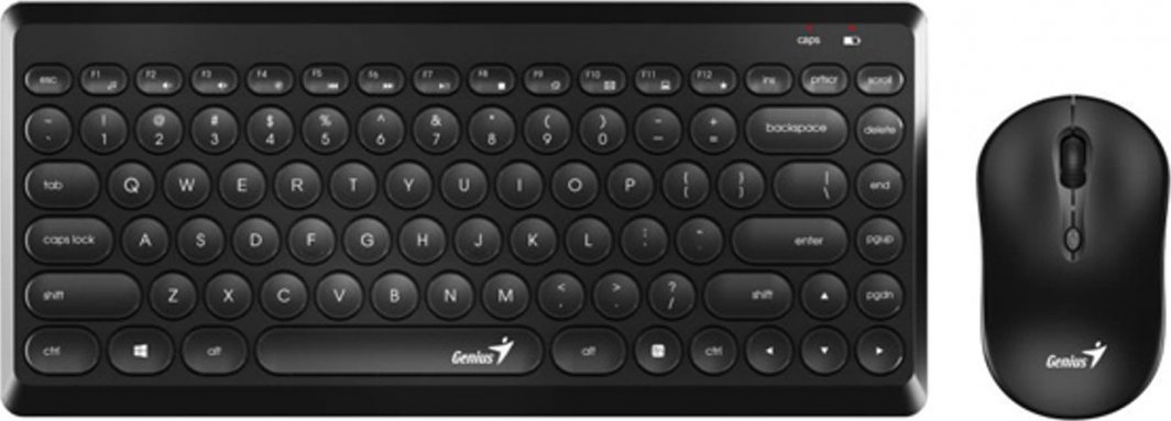 Set tastierë + maus Genius Genius LuxeMate Q8000, i zi