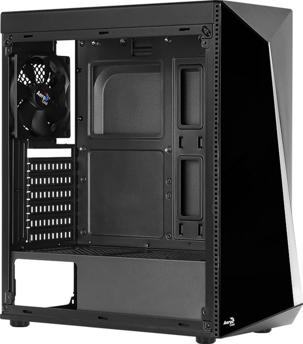 Kasë kompjuterike Aerocool Shard RGB Midi-Tower, e zezë