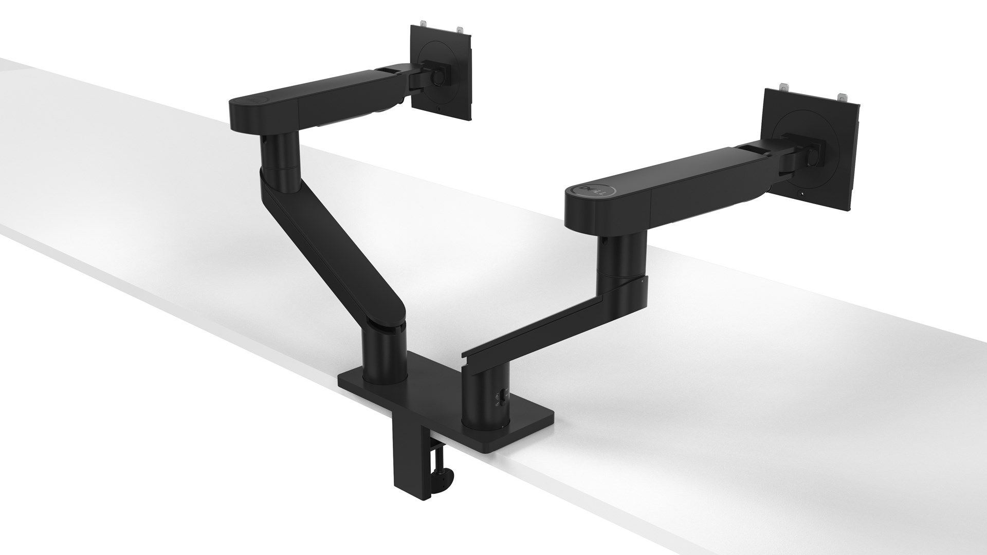 Standi për dy monitorë Dell 482-BBDL, 19"–38", VESA 100x100, deri 10 kg, i zi