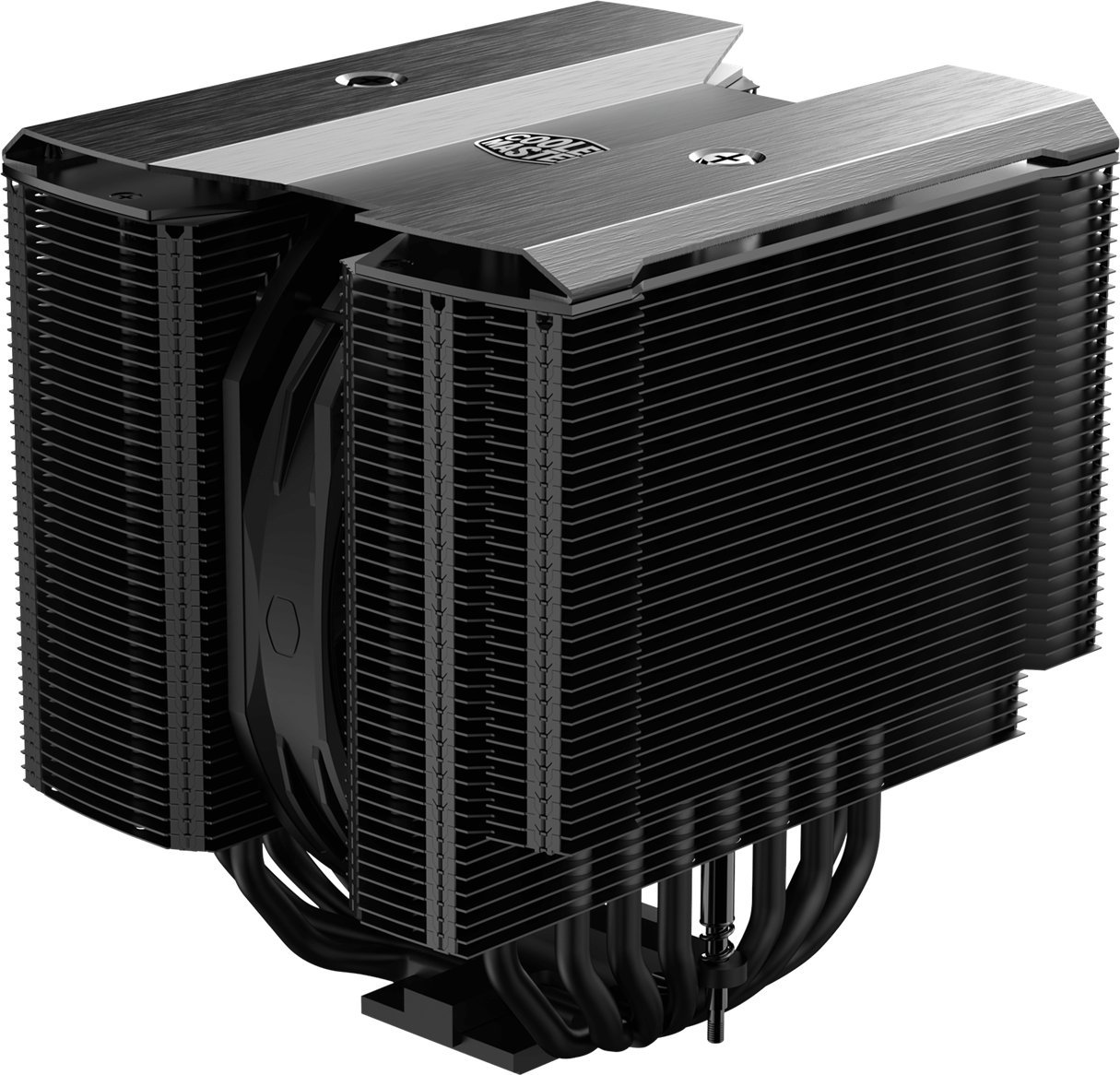 Ftohës CPU Cooler Master MasterAir MA824 Stealth, dual tower, 8 heat pipe, i zi