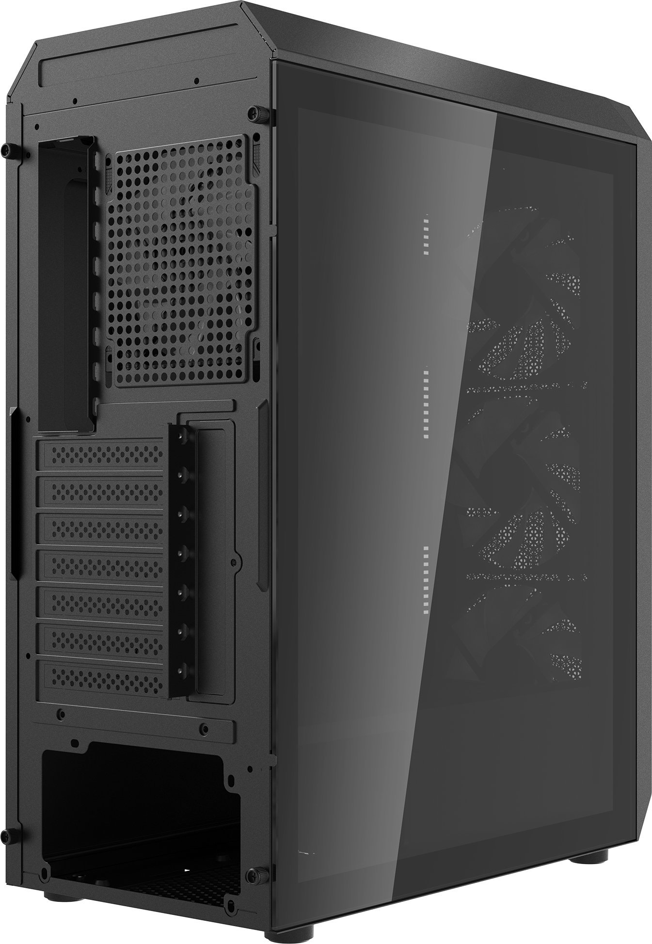 Kuti kompjuteri XPG VALOR AIR PLUS, ATX midi tower, e zezë