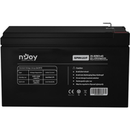 Bateri UPS NJoy GP09122F, 12V, 9Ah, e zezë