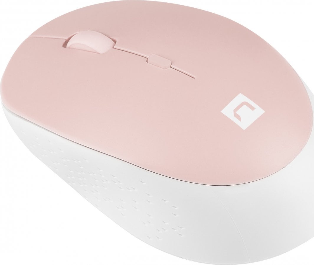 Maus Natec Harrier, wireless, Bluetooth, i bardhë dhe rozë