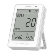 Monitor cilësie ajri Sonoff AirGuard SAWF-07P, Wi-Fi Matter, PM2.5 PM10, i bardhë