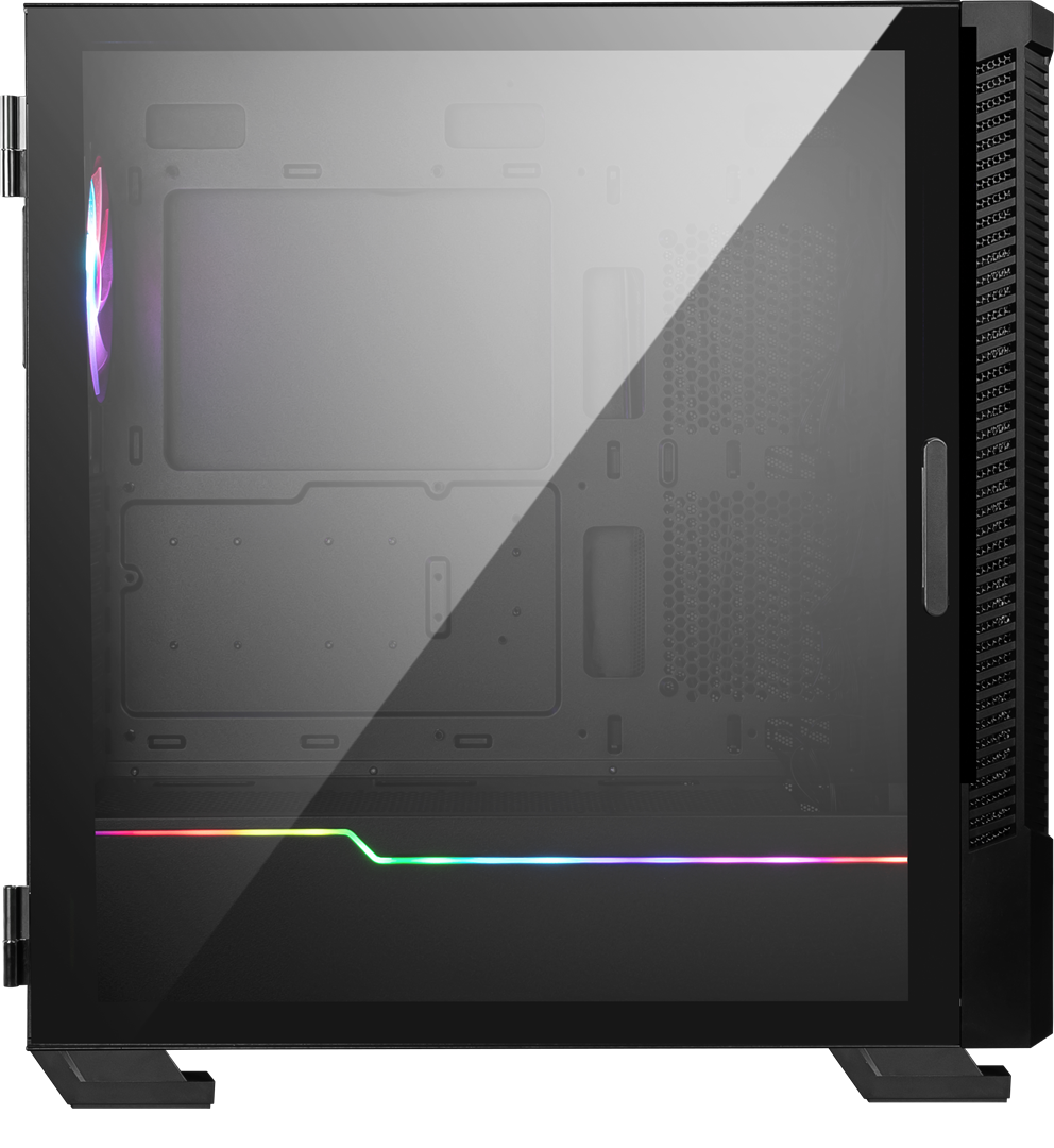Kase gaming MSI MPG Velox 100P Airflow ARGB, ATX, xham i temperuar, e zezë