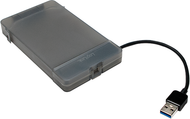 Kuti e jashtme LogiLink AU0037, 2.5" SATA, USB 3.0, e zezë