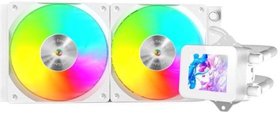 Водено ладење AIO Mars Gaming ML-VISION240, TDP 500W, 240mm, 2 ARGB вентилатори, црн