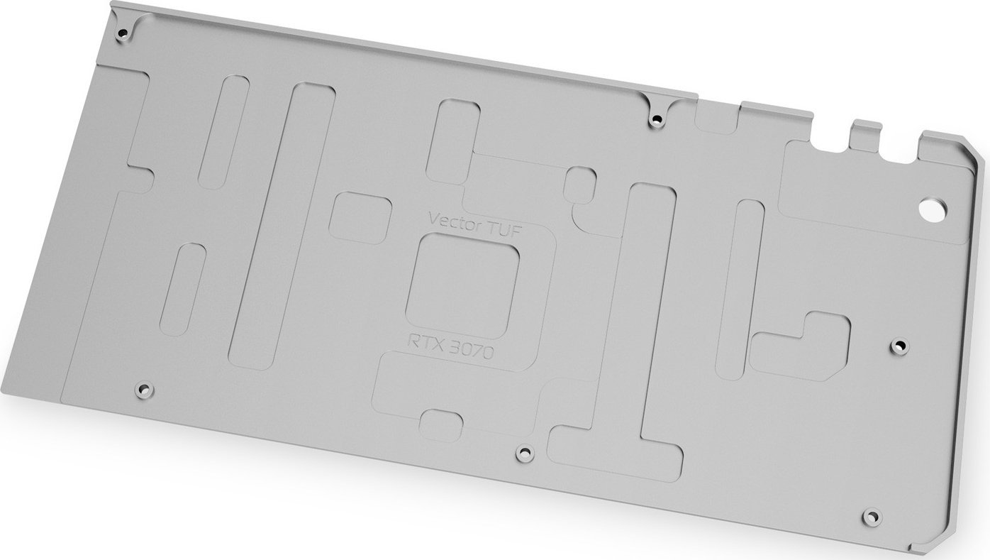 Backplate për kartë grafike EK Water Blocks EK-Quantum Vector TUF RTX 3070, alumini, nickel