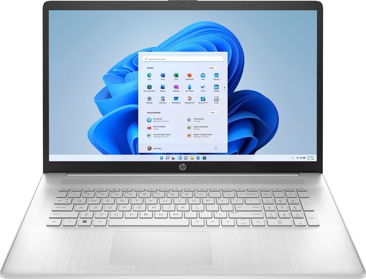 Laptop HP 17.3, AMD Ryzen 5, 8GB RAM, 512GB SSD, argjendtë