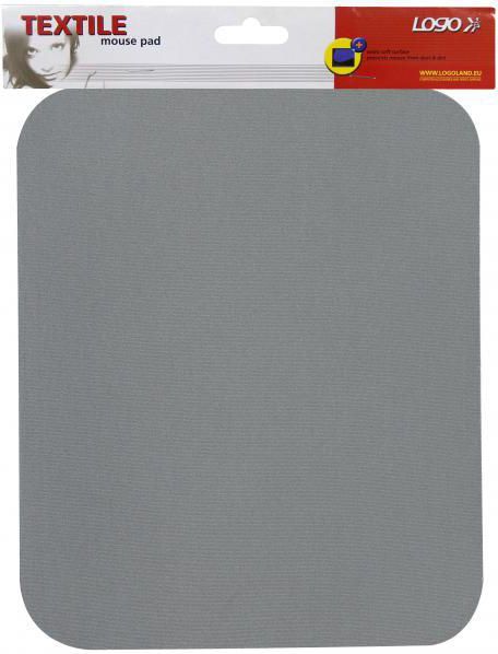 Mouse pad Logo 50101, 24 x 22 cm, gri e butë