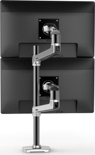 Mbajtës tavoline për dy monitorë Ergotron LX Dual Stacking Arm, deri 40", VESA 75x75 100x100, alumin