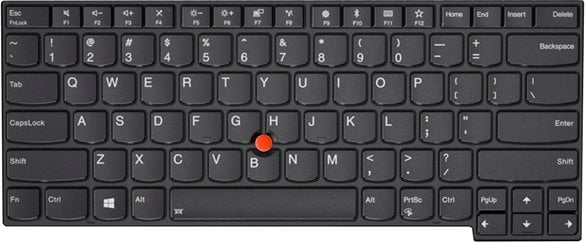 Tastierë për laptop Lenovo, e zezë
