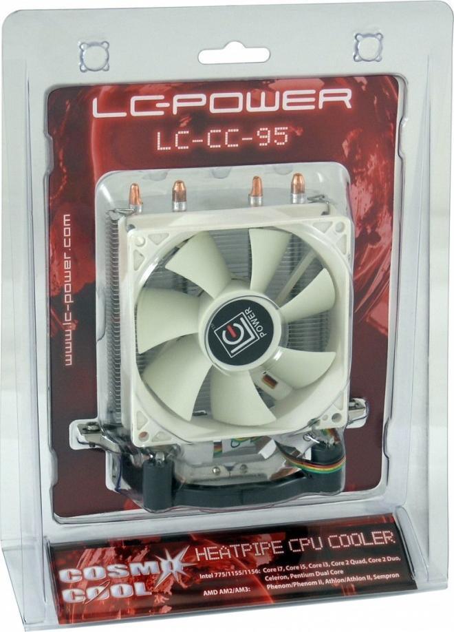 Охладувач за CPU, LC-Power Cosmo Cool, бел