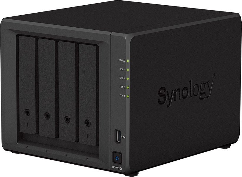 Server NAS Synology DiskStation DS923+, Ryzen Embedded R1600, 4GB RAM, pa disk, i zi