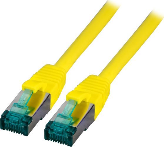 Kabllo rrjeti EFB RJ45 Cat.6A S FTP, 1m, e verdhë