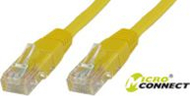 Kabllo rrjeti MicroConnect CAT6 U UTP, 1.5m, PVC, e verdhë