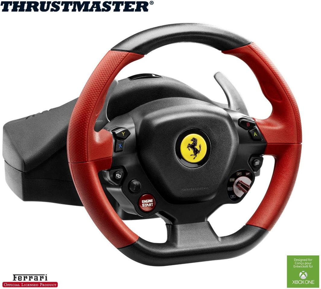 Set timon për vozitje Volant Thrustmaster Ferrari	F458 Spider Xbox One (4460105) 
