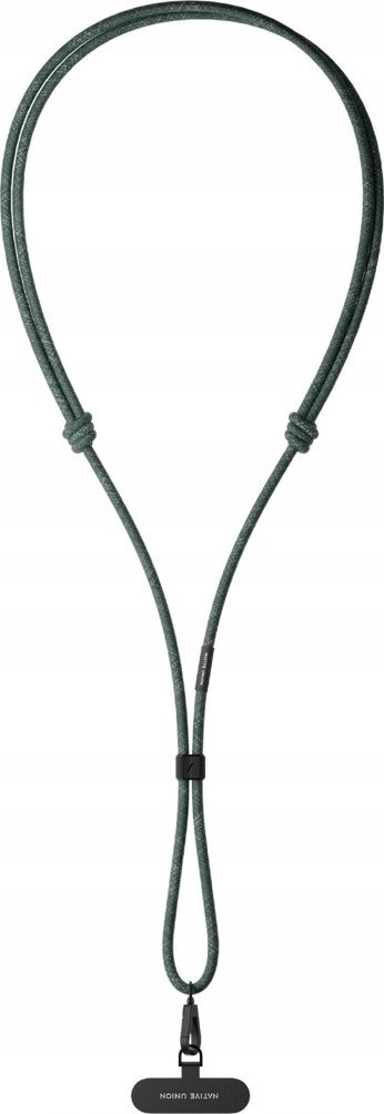 Lanyard crossbody për telefon Native Union City Sling, i rregullueshëm, poliester i ricikluar, gri jeshile