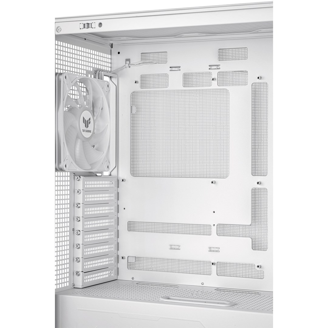 Kuti kompjuteri Asus TUF Gaming GT302 TG ARGB, ATX, xham i temperuar, e bardhë