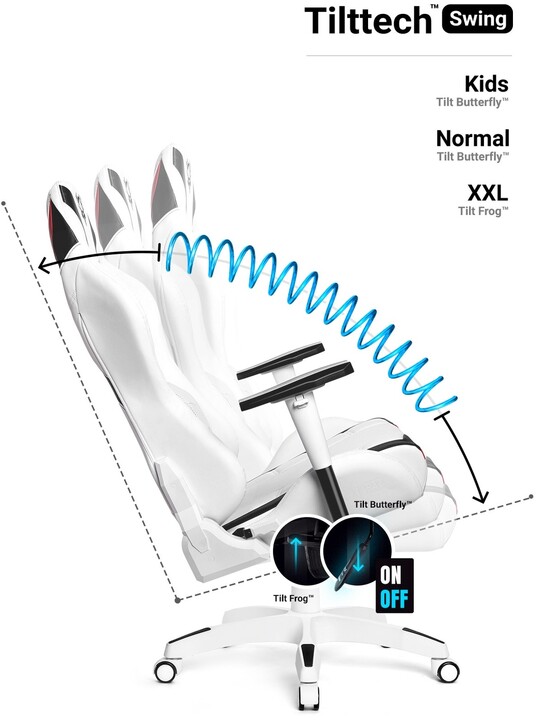 Karrige Diablo X-Ray, e bardhë / zezë