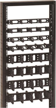 Pllakë kabllosh TRITON CONTEG 19", 1U, 5 dalje 40 x 80 mm, gri