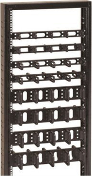 Pllakë kabllosh TRITON CONTEG 19", 1U, 5 dalje 40 x 80 mm, gri