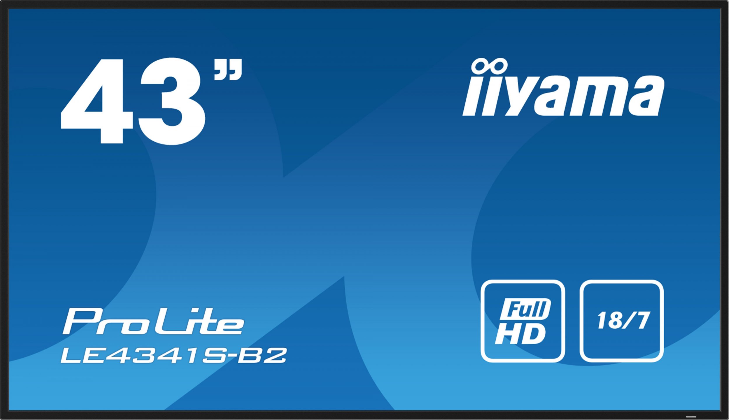 Monitor iiyama ProLite LE4341S-B2, 43", Full HD, IPS, i zi