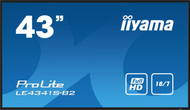 Monitor iiyama ProLite LE4341S-B2, 43", Full HD, IPS, i zi