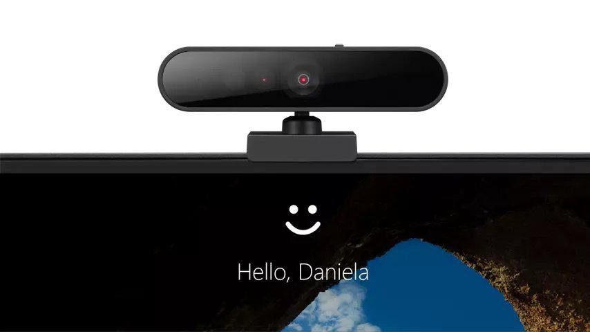 Kamerë konferencash Lenovo 4XC1D66055, Full HD, USB Type C, e zezë