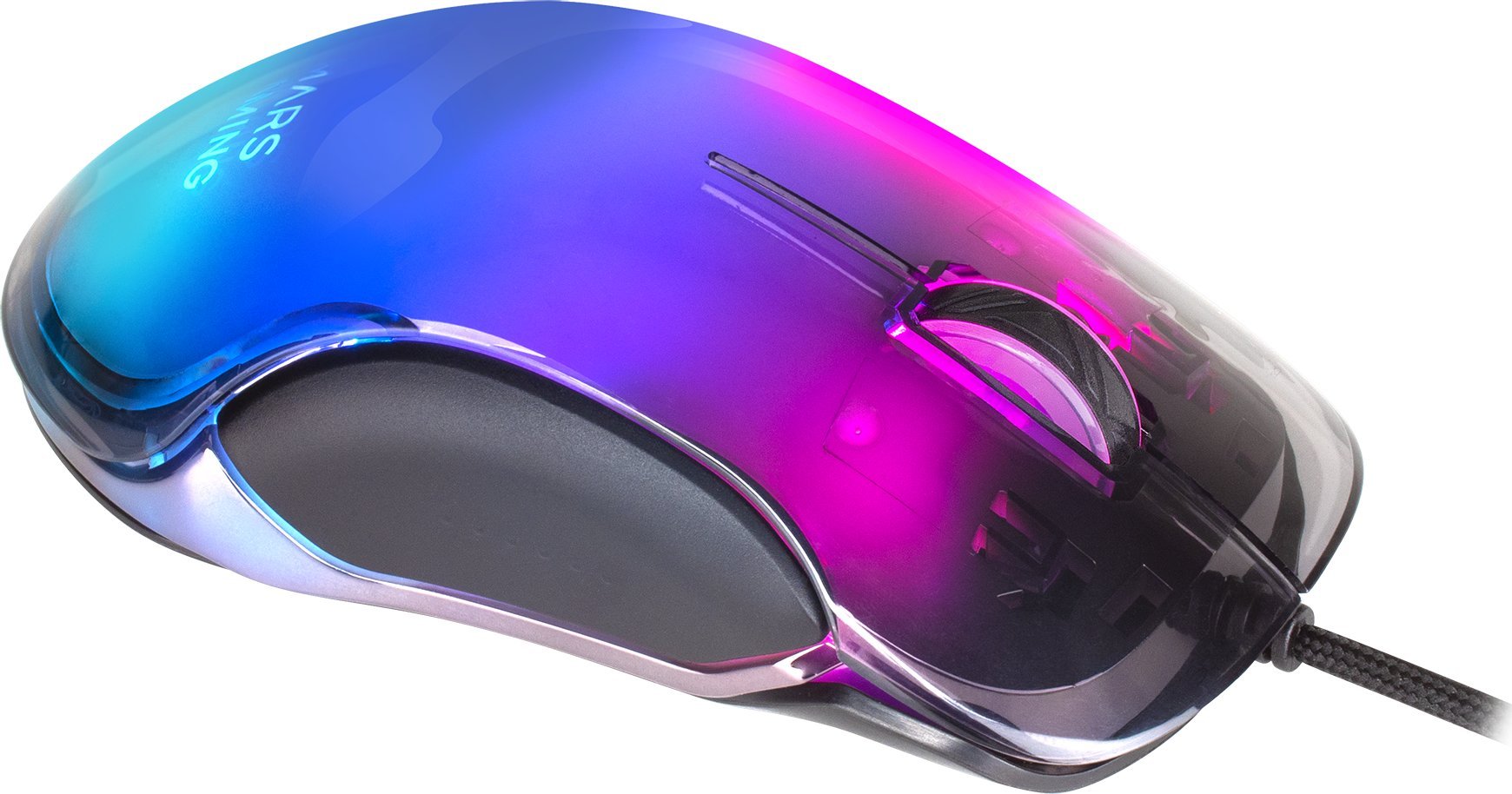 Maus gaming Mars Gaming MMGLOW, 12800 DPI, USB, i zi
