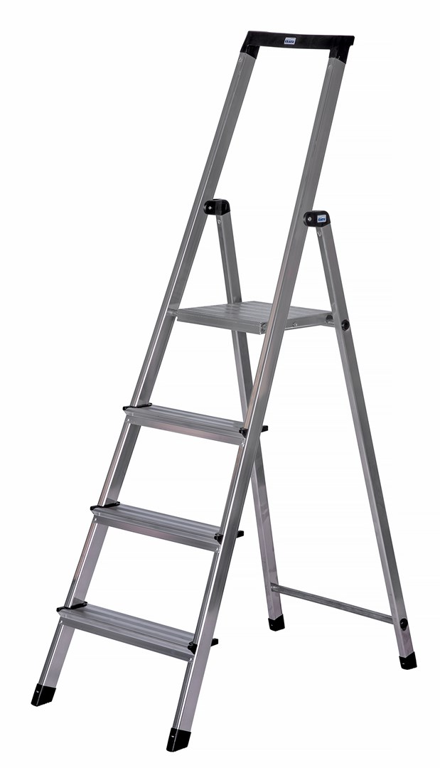Shkallë e pavarur KRAUSE SOLIDY, 4 shkallë, metalike