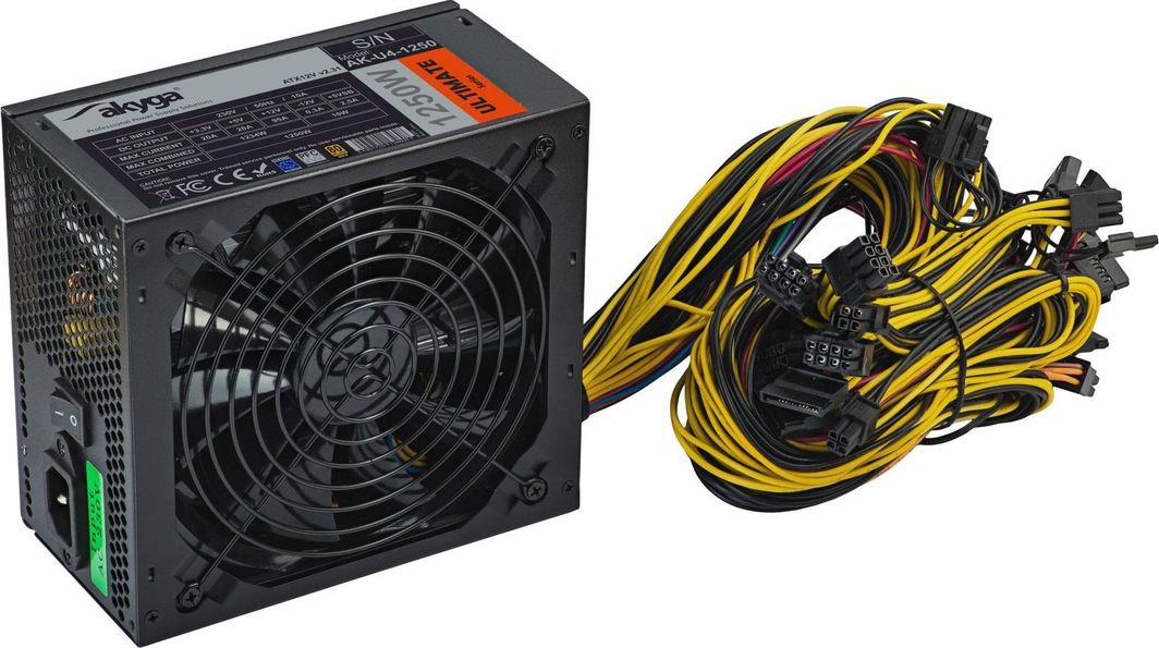 Burim energjie Akyga Ultimate AK-U4-1250 ATX, 1250W