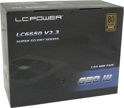Напојување LC-Power Super Silent LC6650V2.3 ATX, 650W