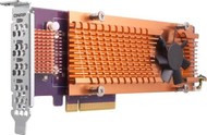 Kарта за проширување QNAP QM2-4P-384, PCIe 3.0 x8, 4x M.2 NVMe, црна