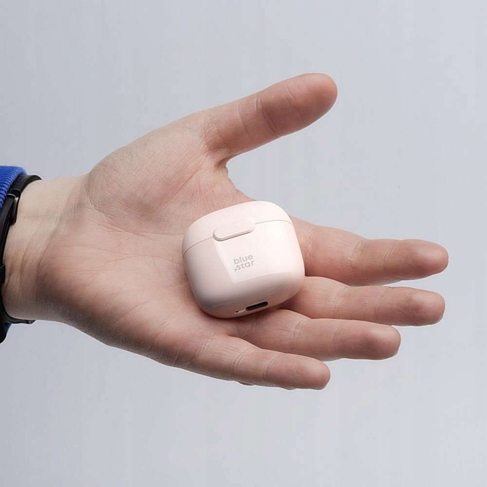 Kufje wireless in ear Blue Star TWS Fi7, Bluetooth 5.3, 5 orë bateri, të bardha