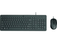 Set tastierë & maus HP Wired 150, i zi