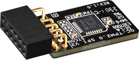 Modul TPM Gigabyte GC-TPM 2.0 SPI V2, siguri harduerike, për pllaka amë Gigabyte