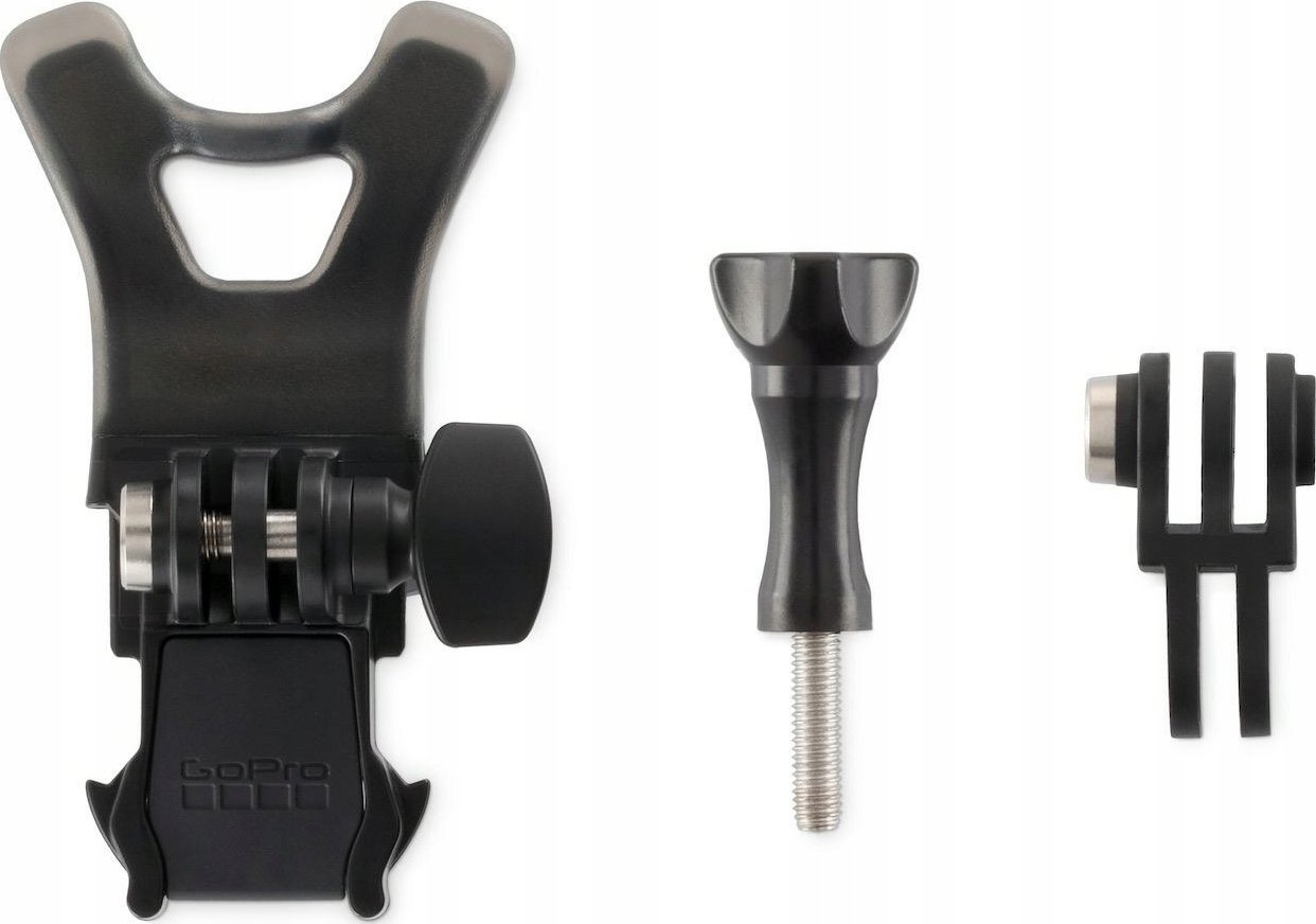 Mbajtëse goje GoPro Bite Mount, për kamera aksion, silikon, e zezë