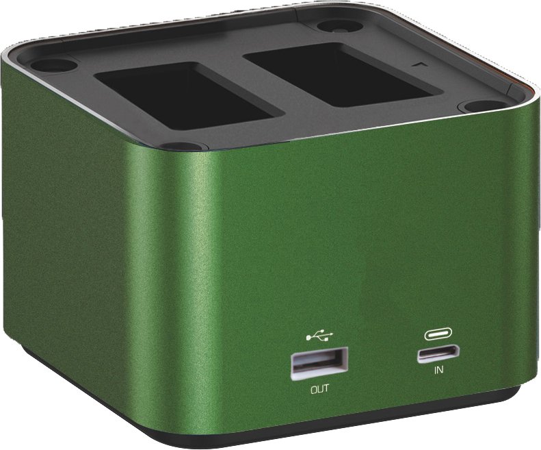 Karikues baterie Hahnel ProCube 3, për Fujifilm NP-W126S NP-W235, USB C, gri