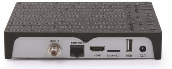 Dekoder satelitor Opticum AX UHD 1500, 4K UHD, tuner i dyfishtë DVB S2, i zi