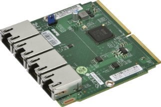Kartë rrjeti Supermicro AOC-MGPI4M, 4x Gigabit Ethernet, PCI Express, jeshile