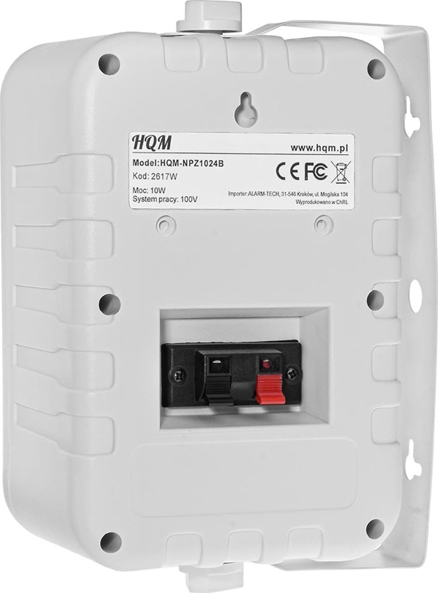 Altoparlant muror High Quality Music HQM-NPZ1024, 10W, sistem 100V, i bardhë