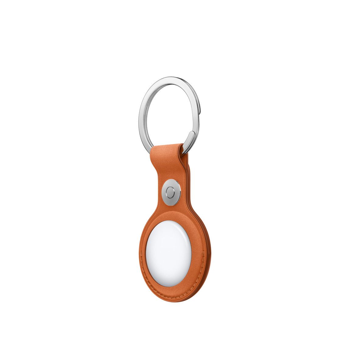 Apple AirTag FineWoven Key Ring, Fox Orange