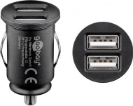 Karikues makinë Goobay 4520, 2x USB 4.8A, 24W, i zi