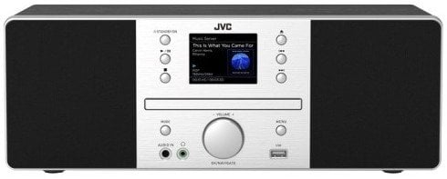 Radio CD JVC RD-E874B, FM DAB Bluetooth, 20W, e zezë argjendi