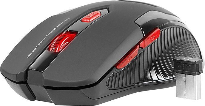 Maus Tracer Battle Heroes Airman RF Nano, wireless, i kuq (TRAMYS44241)