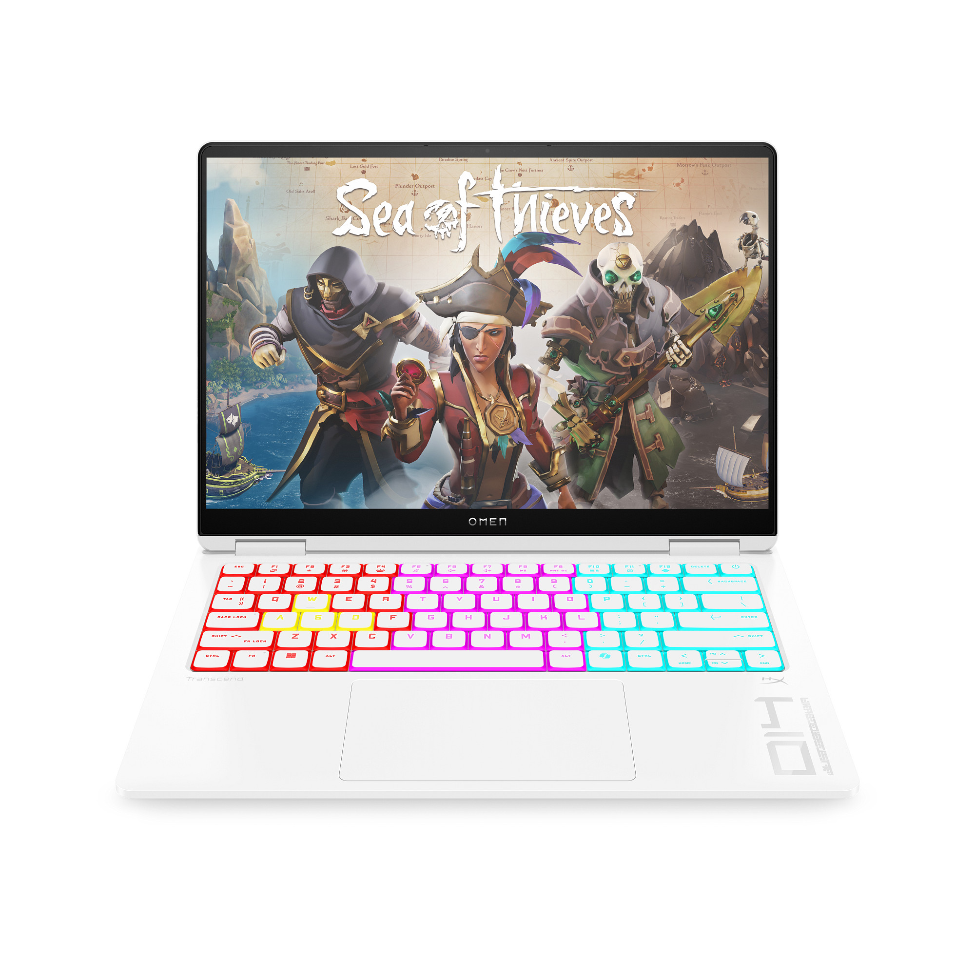 Laptop HP OMEN Transcend 14-fb1072nc, 14", Intel Core Ultra 7 255H, 32GB RAM, 1TB SSD, NVIDIA GeForce RTX 5060, i bardhë