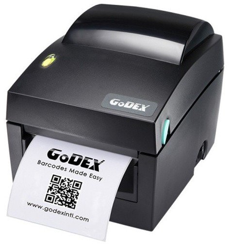 Printer etiketash termik Godex DT4x, 203 DPI, USB Ethernet, i bardhë