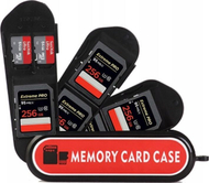 Kuti kartelash memorie LYNCA KH4 Type A, 5x SD 2x microSD, plastike ABS, e zezë